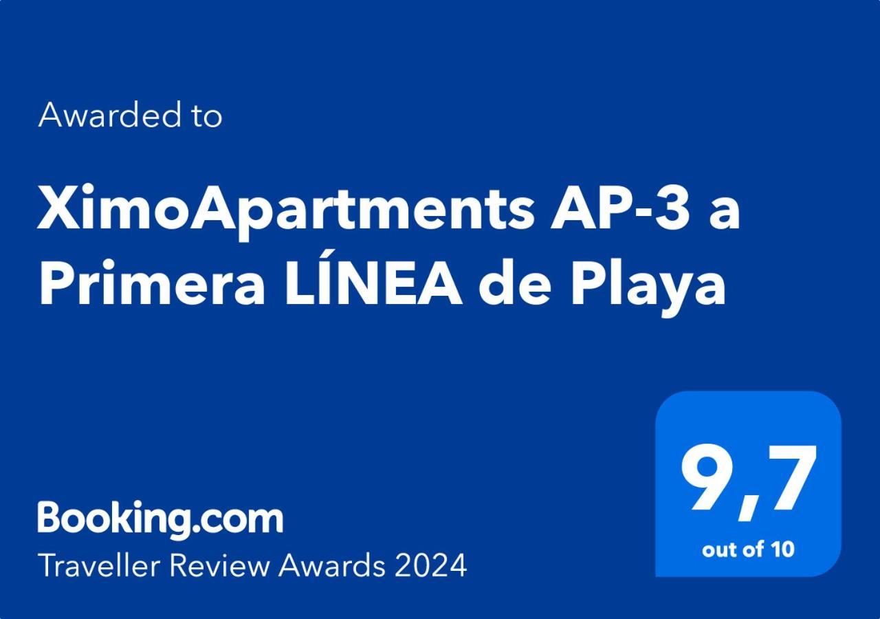 AP-3 A Primera LÍNEA de Playa Oliva Bagian luar foto